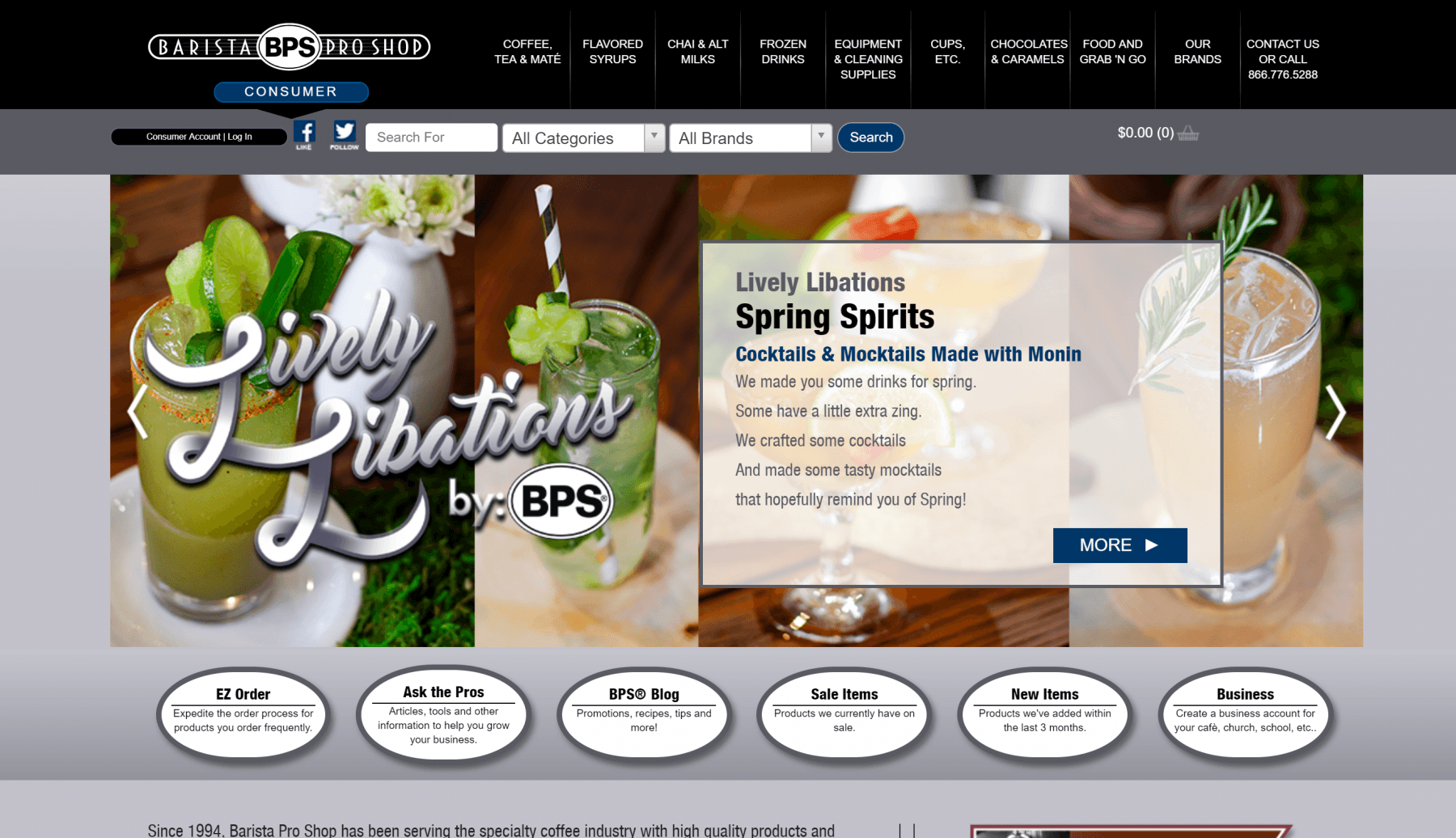 Barista Pro Shop Desktop Screenshot