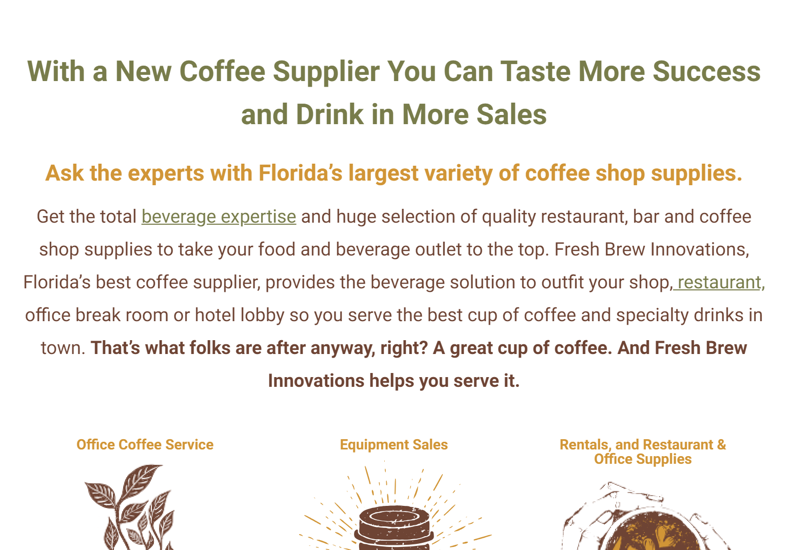 Fresh Brew USA Tablet Screenshot