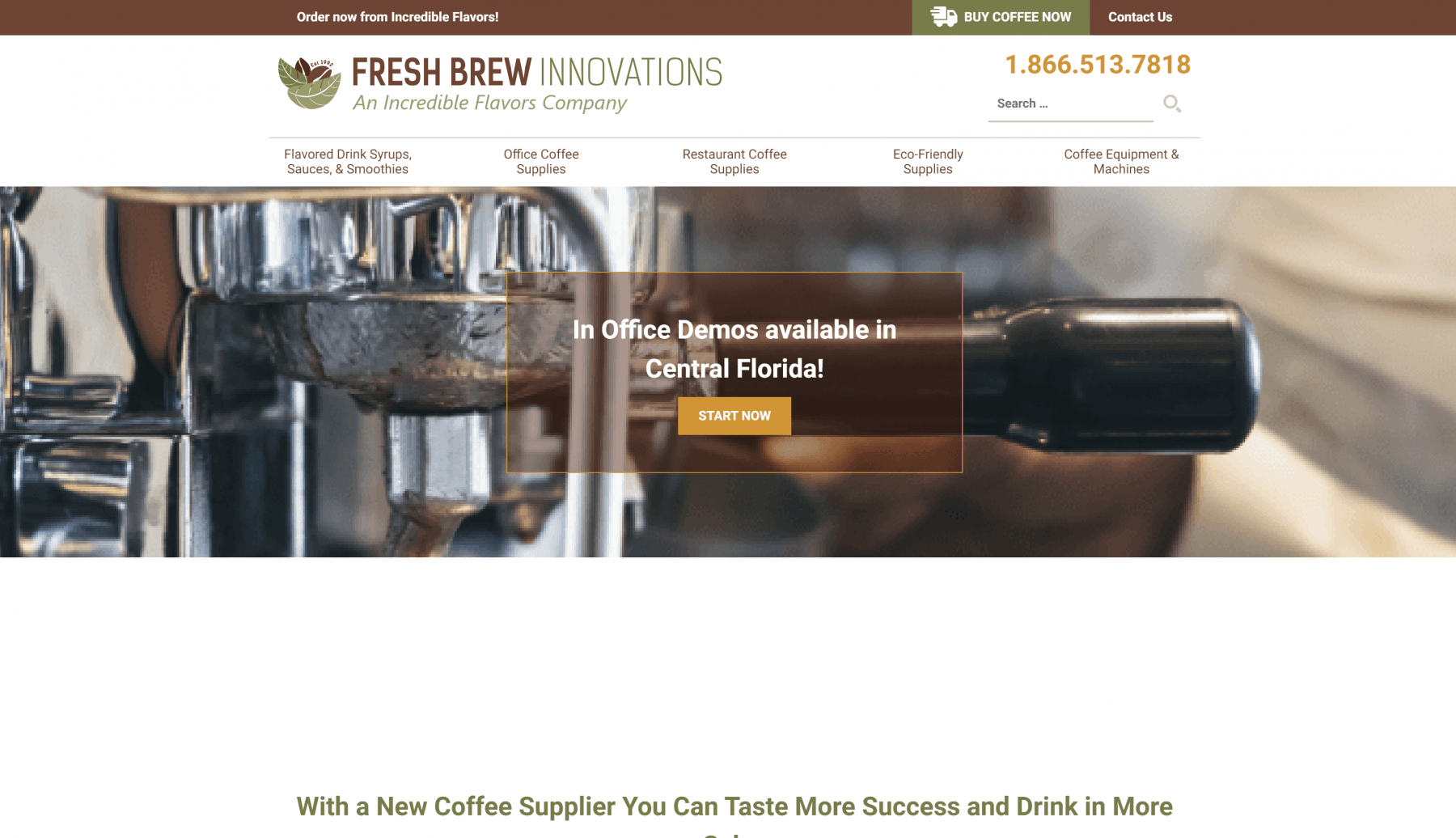 Fresh Brew USA Desktop Screenshot